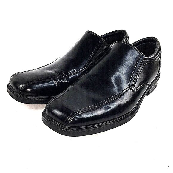 Dockers Slip Resistant Mens Black Leather Loafers US sz 13M 90-29144 EUC - Picture 3 of 12